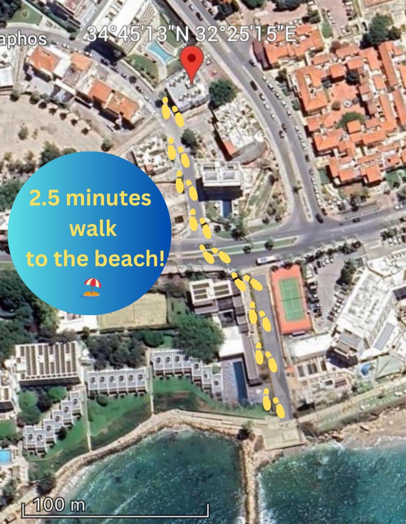 Dreamy 2 Bed Apartment By The Sea Paphos Buitenkant foto